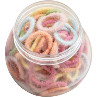 宝宝迷你小号彩色橡皮筋不伤发高弹力小女孩儿扎揪揪胶圈头饰发绳