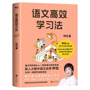 语文高效学习法 申怡 高效课堂语文专项训练同步提优阅读理解学霸高分倍速学习法 小升初中高考学习宝典提升语文学习笔记方法难题