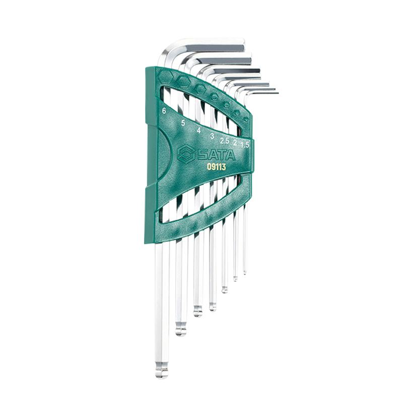 世达内六角扳手套装特长球头加长六角螺丝刀六棱工具六角匙内六方