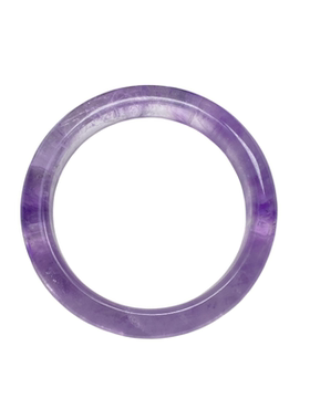 蓝星珠宝店-天然巴西紫水晶手镯 薰衣草紫冰糖料紫黄晶镯子仙女