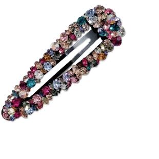 韩版进口捷克水钻彩钻镂空BB夹子发夹边夹顶夹留海夹发饰韩国头饰