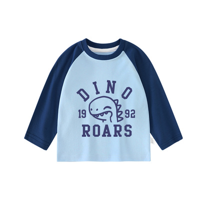 男童长袖T恤打底衫纯棉A类上衣