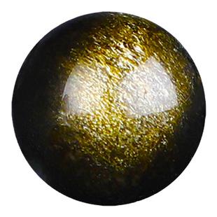 9A级天然金曜石散珠diy手工串珠猫眼黑曜石穿珠手串情侣手链材料