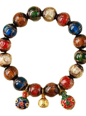 宝相宫香灰琉璃手串手链