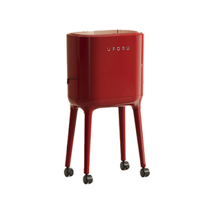 垃圾桶家用厨房专用免弯腰高脚可移动带轮带盖客厅高颜值2026新款