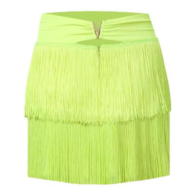 zym2137半裙双层加密服女拉丁舞