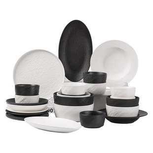 釉下彩碗家用2026新款高颜值西餐饭碗碟盘子筷景德镇陶瓷餐具套装