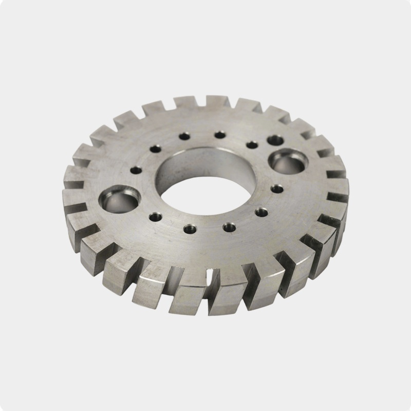 cnc不锈钢零件加工锯齿法兰金属图数控车床机械作配件来加工定可