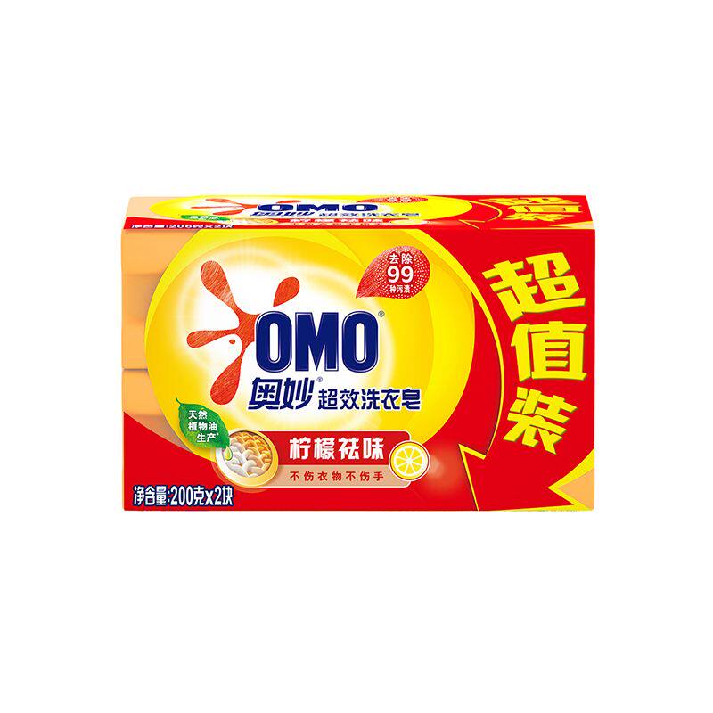 奥妙超效洗衣皂柠檬香200g