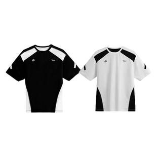 Kawasaki川崎星河羽毛球服运动休闲男女款宽松文化衫短袖T恤透气