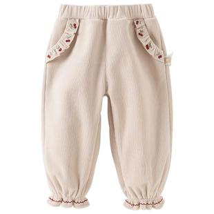 【商场同款】戴维贝拉女童A类裤子2026冬装新款儿童洋气灯笼裤