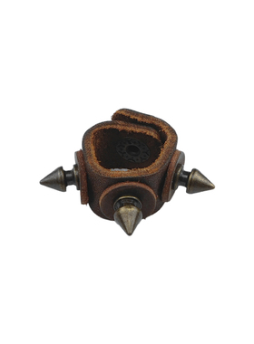 复古铜色圆锥尖刺子弹头铆钉戒指