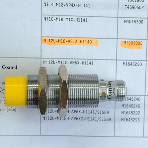议价TURCK NI12U-M18-ASIX-H1140 图尔克二手AS-I接近开关 M19010