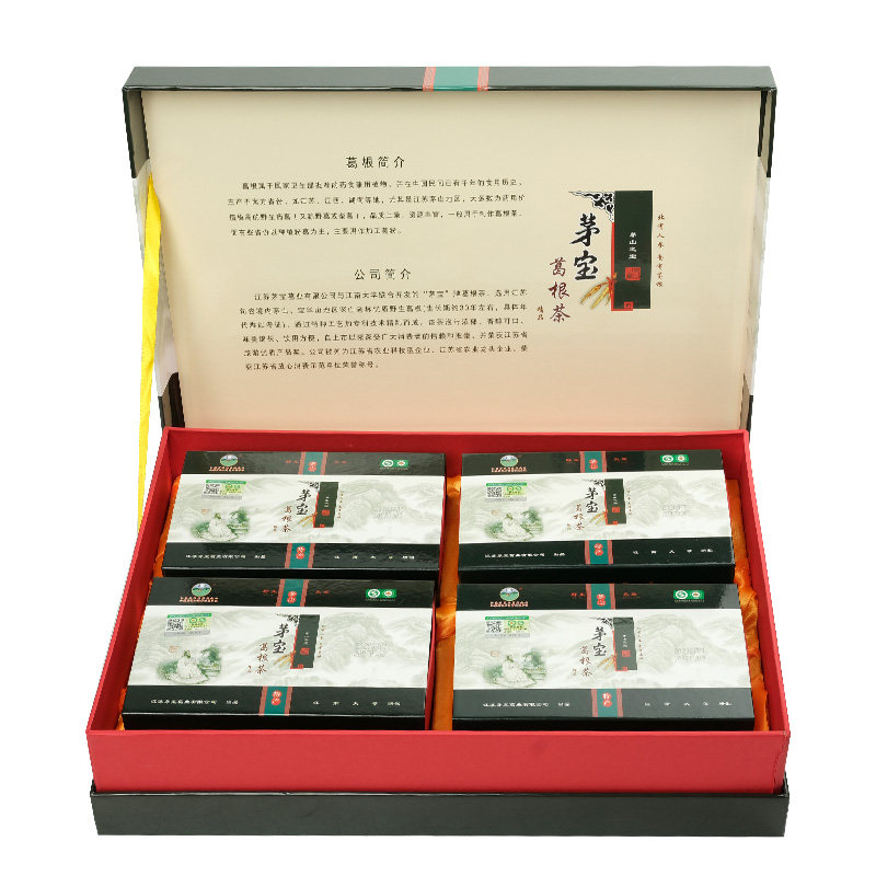 茅宝牌野生葛根茶江苏礼盒装新鲜