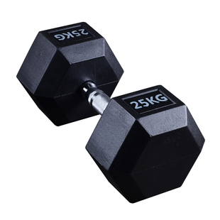 哑铃六角哑铃家用包胶哑铃固定哑铃健身房力量训练提壶哑铃健身器