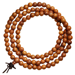 天然老桃木手串108颗女款佛珠文玩念珠多圈桃木手链男饰品礼物