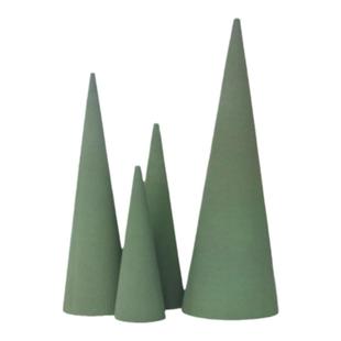 奥赛斯锥形花泥圣诞树婚礼diy花泥美国异形花泥树形花泥圆锥花泥