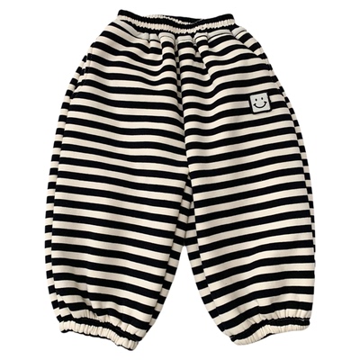 中小男童加厚羊羔绒柔软卫裤保暖