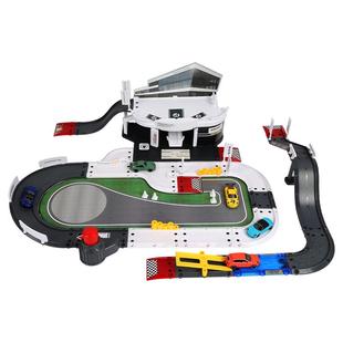 【官方正品】Porsche 保时捷 赛道跑车玩具套装 儿童积木益智玩具