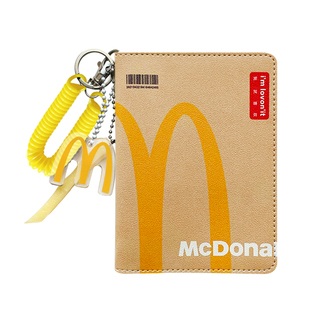 HAPPY原创麦门M记护照保护套登机牌签证创意夹出国旅行便携收纳套