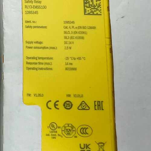 西克，RLY3-EMSS100，订货号1085345，全新原
