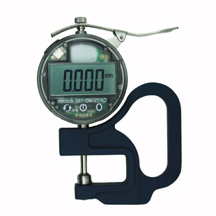 安恒高精度防油数显百分千分测厚仪规纸张薄膜0.001触摸按键充电