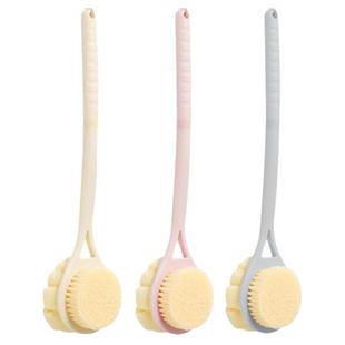 洁丽雅洗澡浴刷长柄双面沐浴刷洗澡浴球搓背神器搓背不求人搓澡刷