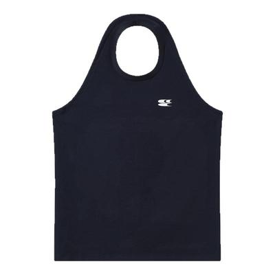 CryingCenter 绒感挂脖露背小背心 哭喊中心