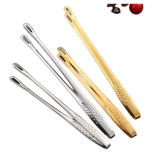 厨房家用304不锈钢韩式烤肉夹子烧烤食品牛排韩国料理自助餐小夹