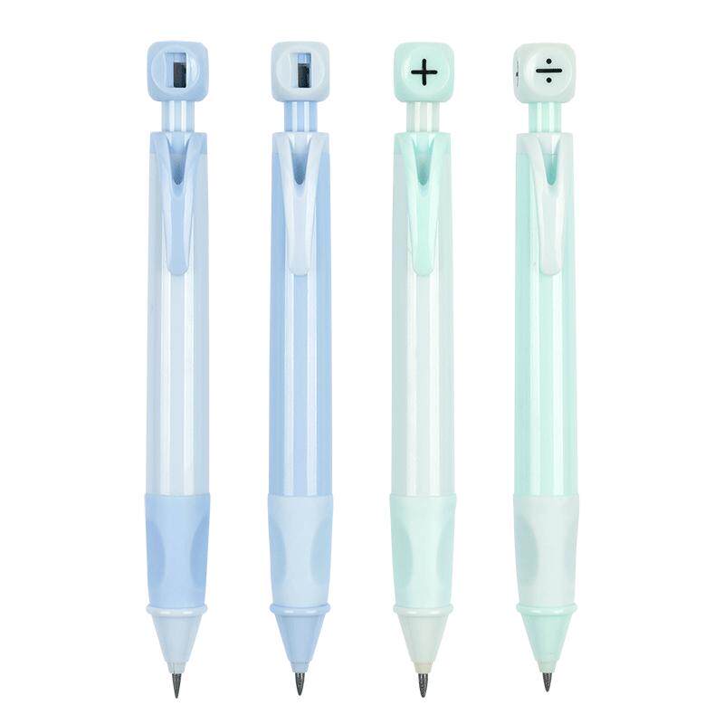 天卓小学生正姿笔三年级学习专用自动铅笔2.0粗芯可换芯不易断一年级学写字矫姿活动笔自带卷笔刀迷你粗杆铅