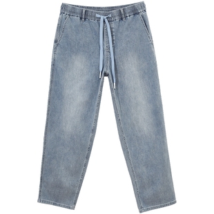 [商场爆款]杰克琼斯男装高弹牛仔裤风廓形子225332127