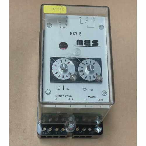 MES  HSY5  Mains  Generator Voltage  Frequency Monitoring Re