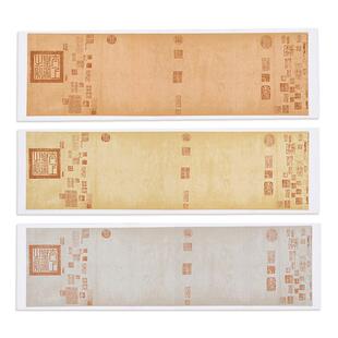 蜡染宣纸书法专用纸仿古练习写王羲之兰亭序行书空白作品纸半生半熟装裱材料写毛笔字练习纸带印章原帖复古纸