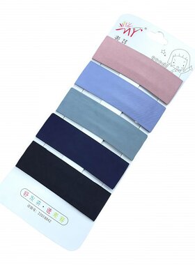 麦芽布艺发夹简约百搭韩版边夹