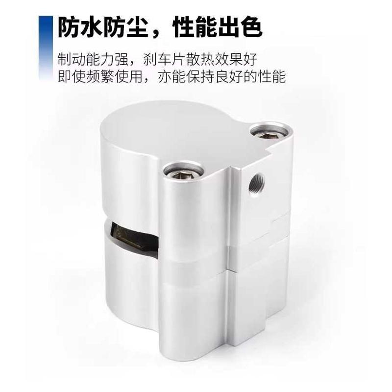 dbf-l10空压碟式中空气动刹车气缸制动器碟刹气刹大全kdbfl20小型