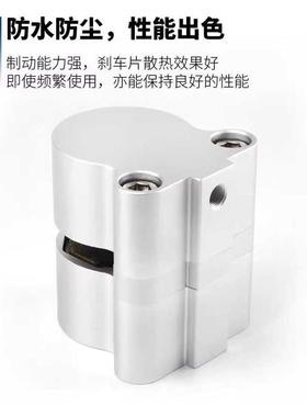 dbf-l10空压碟式中空气动刹车气缸制动器碟刹气刹大全kdbfl20小型