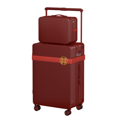 红色行李箱结婚陪嫁2025新款