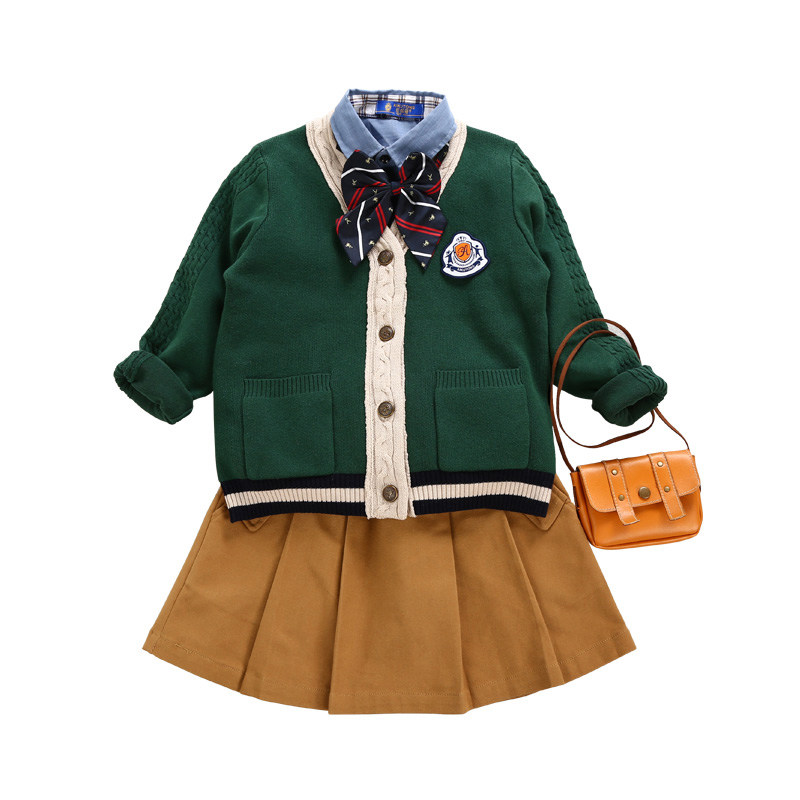 幼儿园园服春秋装英伦学院风儿童班服老师定制小学生校服套装秋冬