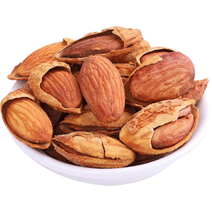 2025新货巴旦木坚果奶香味手剥烘焙孕妇薄皮零食散装原味500g罐装