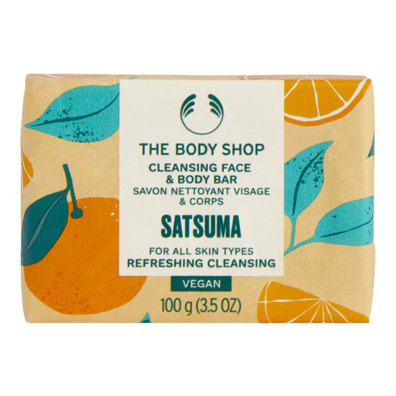 Thebodyshop蜜柑洁肤皂润肤