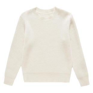 鹿王优质精品羊绒衫女100纯羊绒新款圆领气质百搭女士套头毛衣