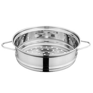 网红蒸笼304不锈钢蒸架蒸菜小笼包子蒸馒头蒸锅笼屉16-20-32-34cm