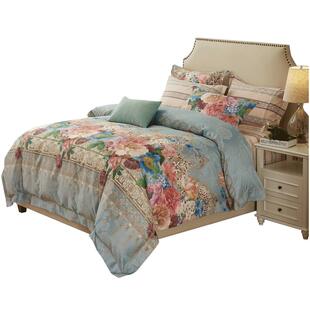 高端欧式加厚提花磨毛四件套贡缎结婚四件套全纯棉床上用品1.8m床