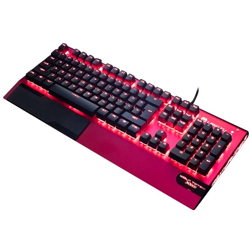 狼途K1000RGB青轴键鼠耳机三件