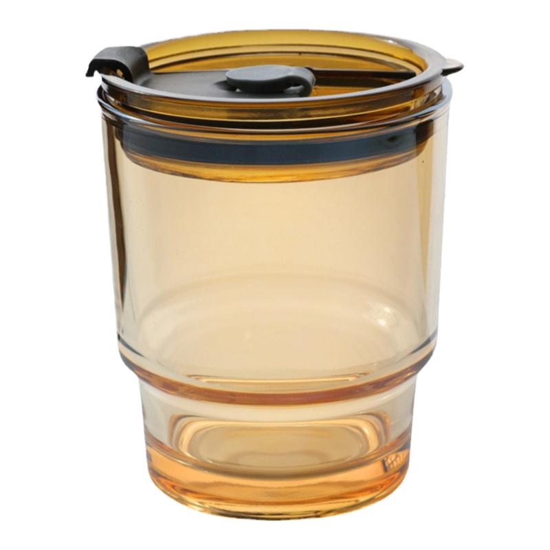 高品质竹节吸管咖啡玻璃水杯