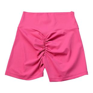 蜜桃翘臀高腰运动三分裤女弹力速干瑜伽短裤训练跑步健身紧身提臀