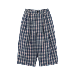 大耳象女童格子休闲裤2026春季新款宝儿百搭休闲宽松长裤子