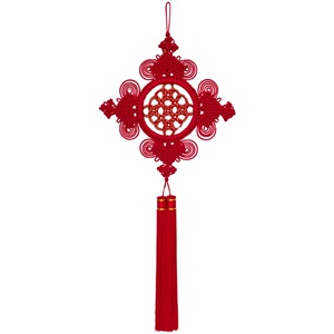 平安中国结挂件手工丝线非绒布
