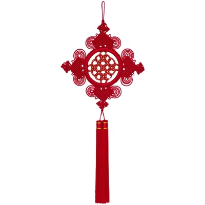 平安中国结挂件手工丝线非绒布