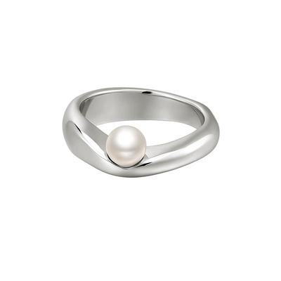 小众设计珍珠戒指Onchic极简